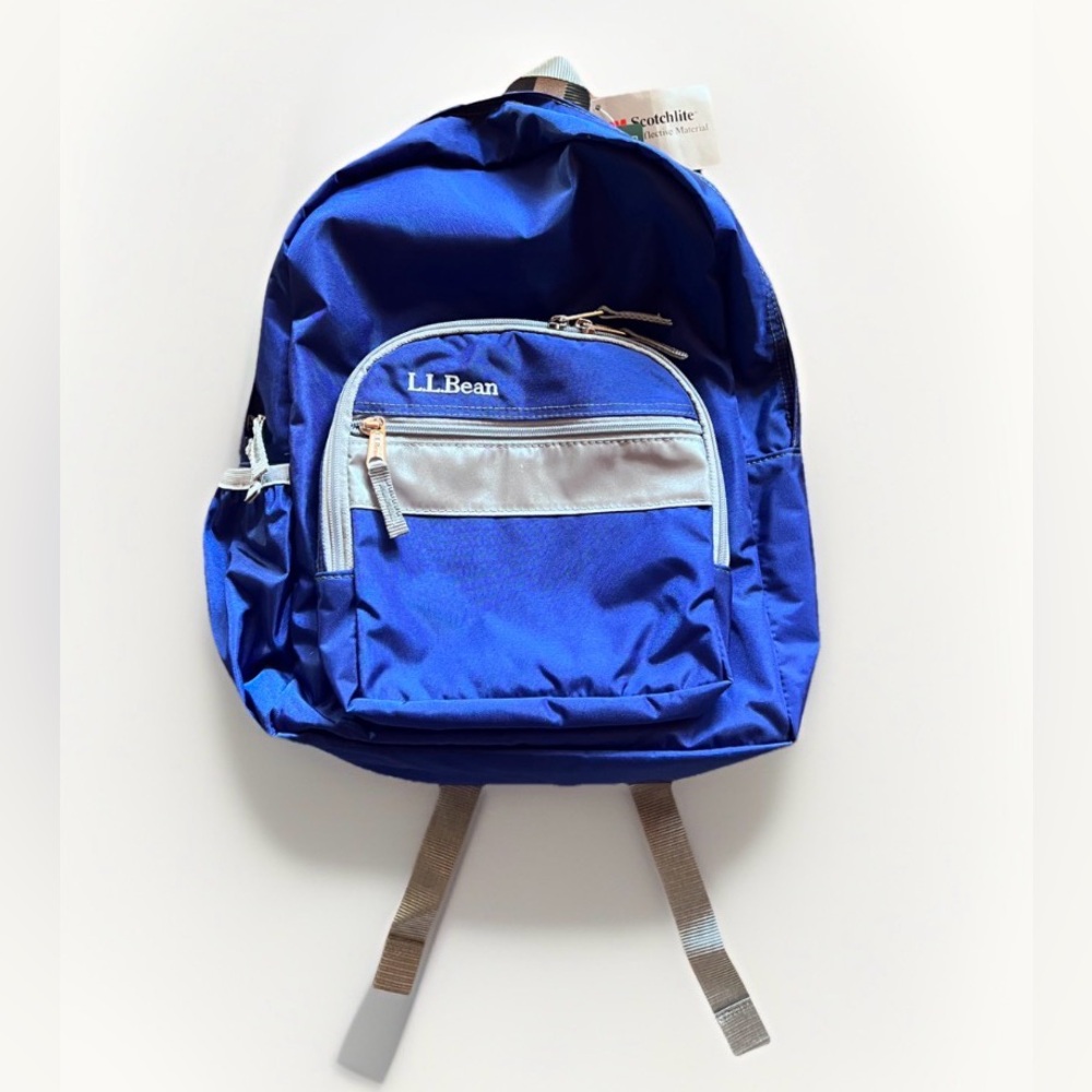 L.L. Bean NWT Backpack Daypack - Royal Blue - Junior size - Toddler - Small